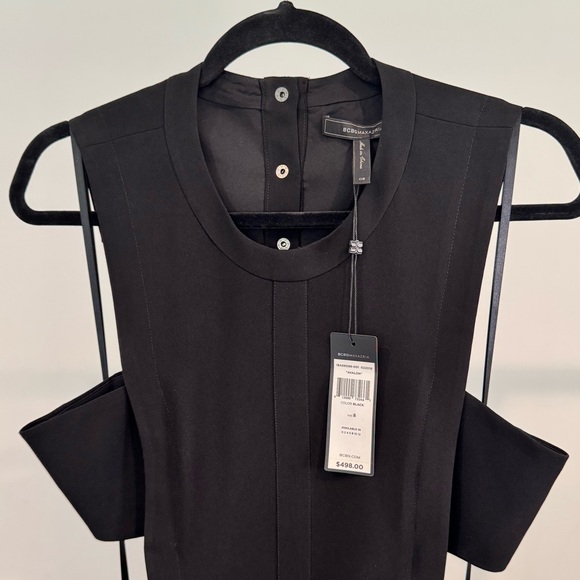 BCBGMaxAzria NWT Avalon Black Layered Tiered Tulle Gown Size 8 - Picture 4 of 9